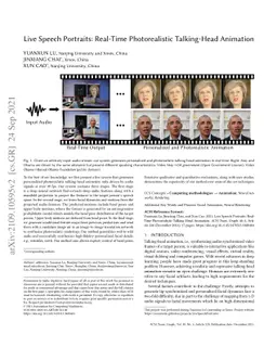 Live Speech Portraits: Real-Time Photorealistic Talking-Head Animation