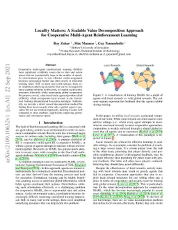 Locality Matters: A Scalable Value Decomposition Approach for
  Cooperative Multi-Agent Reinforcement Learning