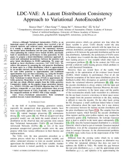 LDC-VAE: A Latent Distribution Consistency Approach to Variational
  AutoEncoders