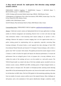 A deep neural network for multi-species fish detection using multiple
  acoustic cameras