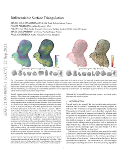 Differentiable Surface Triangulation