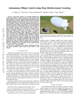 Autonomous Blimp Control using Deep Reinforcement Learning