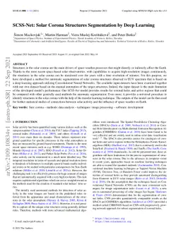 SCSS-Net: Solar Corona Structures Segmentation by Deep Learning