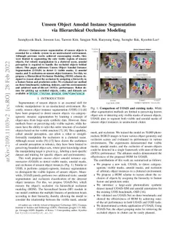 Unseen Object Amodal Instance Segmentation via Hierarchical Occlusion
  Modeling