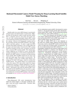 Rational Polynomial Camera Model Warping for Deep Learning Based
  Satellite Multi-View Stereo Matching