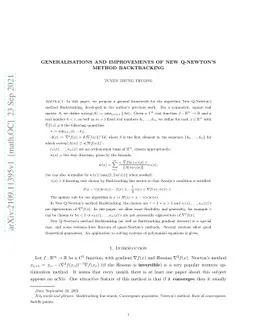 Generalisations and improvements of New Q-Newton's method Backtracking