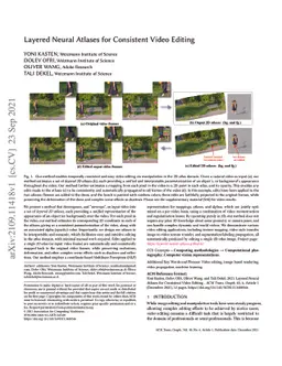 Layered Neural Atlases for Consistent Video Editing