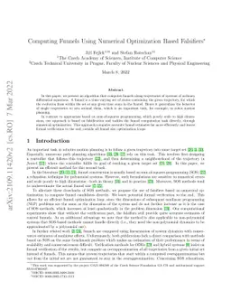 Computing Funnels Using Numerical Optimization Based Falsifiers