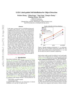 LGD: Label-guided Self-distillation for Object Detection