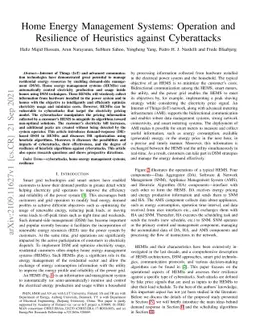 Home Energy Management Systems: Operation and Resilience of Heuristics
  against Cyberattacks