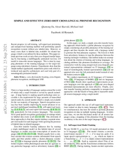 Simple and Effective Zero-shot Cross-lingual Phoneme Recognition