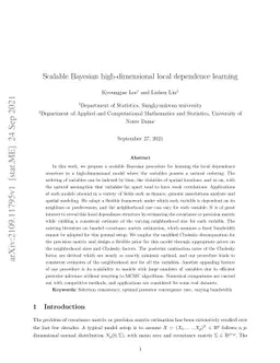 Scalable Bayesian high-dimensional local dependence learning