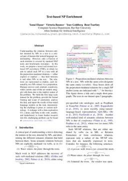 Text-based NP Enrichment