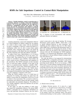 RMPs for Safe Impedance Control in Contact-Rich Manipulation