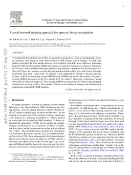 A novel network training approach for open set image recognition
