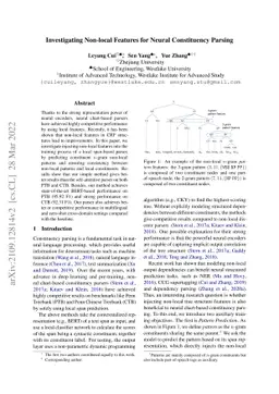 Investigating Non-local Features for Neural Constituency Parsing