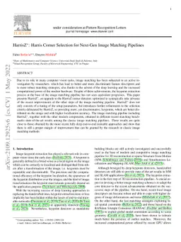 HarrisZ$^+$: Harris Corner Selection for Next-Gen Image Matching
  Pipelines