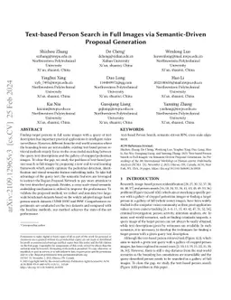 Text-based Person Search in Full Images via Semantic-Driven Proposal
  Generation