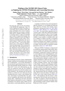 Findings of the NLP4IF-2021 Shared Tasks on Fighting the COVID-19
  Infodemic and Censorship Detection