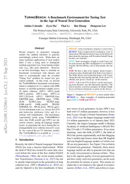 TURINGBENCH: A Benchmark Environment for Turing Test in the Age of
  Neural Text Generation