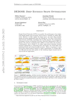 DEBOSH: Deep Bayesian Shape Optimization