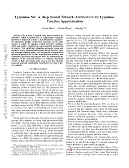 Lyapunov-Net: A Deep Neural Network Architecture for Lyapunov Function
  Approximation