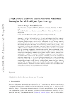 Graph Neural Network-based Resource Allocation Strategies for
  Multi-Object Spectroscopy