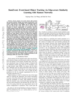 SiamEvent: Event-based Object Tracking via Edge-aware Similarity
  Learning with Siamese Networks