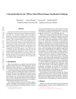 A Strong Baseline for the VIPriors Data-Efficient Image Classification
  Challenge