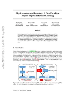 Physics-Augmented Learning: A New Paradigm Beyond Physics-Informed
  Learning