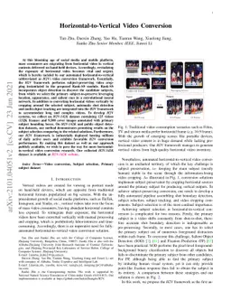 Horizontal-to-Vertical Video Conversion