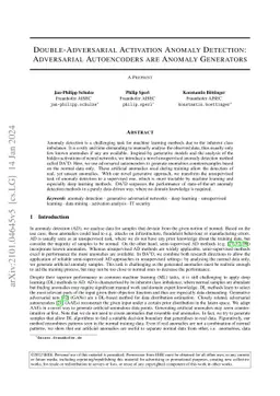 Double-Adversarial Activation Anomaly Detection: Adversarial
  Autoencoders are Anomaly Generators