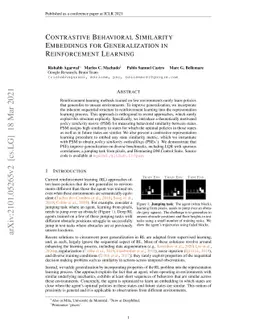 Contrastive Behavioral Similarity Embeddings for Generalization in
  Reinforcement Learning