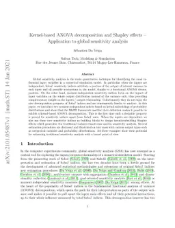 Kernel-based ANOVA decomposition and Shapley effects -- Application to
  global sensitivity analysis