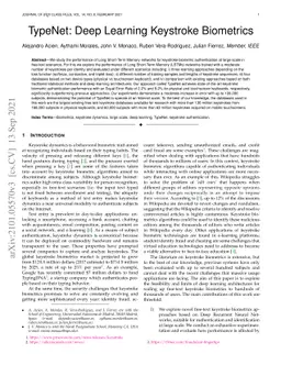 TypeNet: Deep Learning Keystroke Biometrics