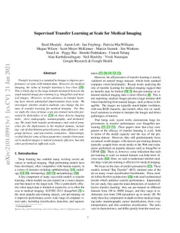 Supervised Transfer Learning at Scale for Medical Imaging