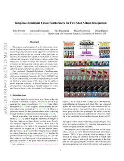 Temporal-Relational CrossTransformers for Few-Shot Action Recognition