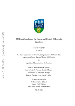 GPU Methodologies for Numerical Partial Differential Equations
