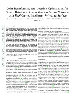 Joint Beamforming and Location Optimization for Secure Data Collection
  in Wireless Sensor Networks with UAV-Carried Intelligent Reflecting Surface