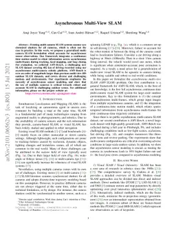 Asynchronous Multi-View SLAM