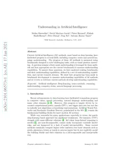Understanding in Artificial Intelligence