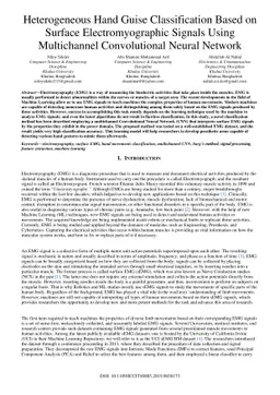 Heterogeneous Hand Guise Classification Based on Surface
  Electromyographic Signals Using Multichannel Convolutional Neural Network