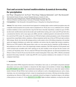 Fast and accurate learned multiresolution dynamical downscaling for
  precipitation
