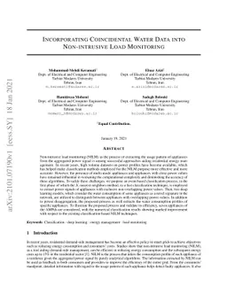 Incorporating Coincidental Water Data into Non-intrusive Load Monitoring