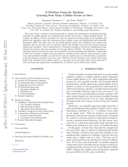 E Pluribus Unum Ex Machina: Learning from Many Collider Events at Once