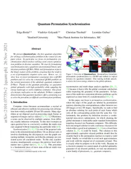 Quantum Permutation Synchronization