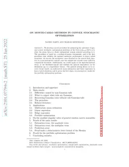 On Monte-Carlo methods in convex stochastic optimization