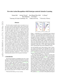 Few-shot Action Recognition with Prototype-centered Attentive Learning
