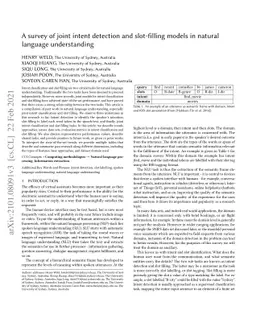 A survey of joint intent detection and slot-filling models in natural
  language understanding