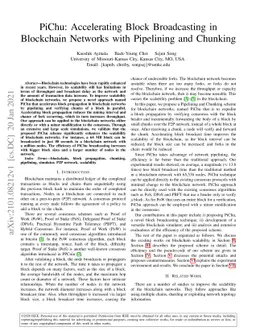 PiChu: Accelerating Block Broadcasting in Blockchain Networks with
  Pipelining and Chunking